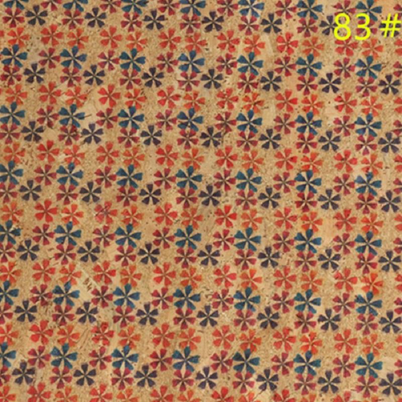 90*135 см 0,5 мм натуральная пробковая синтетическая кожаная ткань с рисунком под дерево, цветочная печать, искусственная ткань для фона, сумочка, обувь, декор своими руками