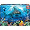 Puzzle Animaux - EDUCA - 500 Pièces - Assemblage Simple Et Sûr