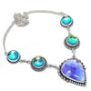 Owhyee Opal, Mystic Gemstone 925 Sterling Silver Jewelry Necklace 18"