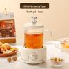 "Multi-functional Glass Tea Maker Kettle for Home and Office - Small Electric Flower Teapot Gift"
