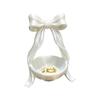 Sweet 3D Printed Jewelry Tray Decorative Jewelry Plates Fashion Bow Ribbon Ring Holder  Desktop Use