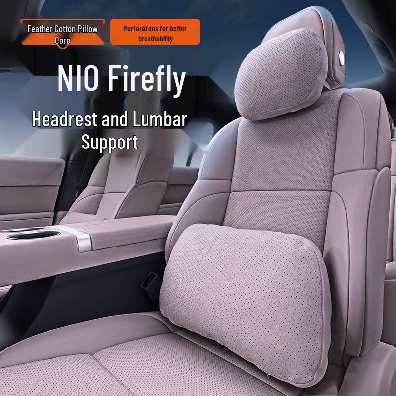 NIO Firefly Headrest & Lumbar Support: Essential Neck & Waist Protection Car Accessories