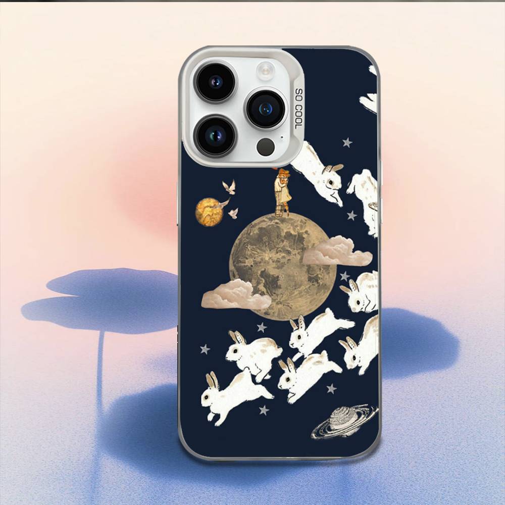 Чехол для телефона с картинами Aya Takano Для iPhone 16,15,14,13,12,11,Mini,Pro,E,MAX Белый Конфетный Матовый Ударопрочный Чехол