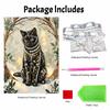 DIY Colorful Pearl Diamond Painting Black Cat Kit Pearl Decoration Office Wall Decor