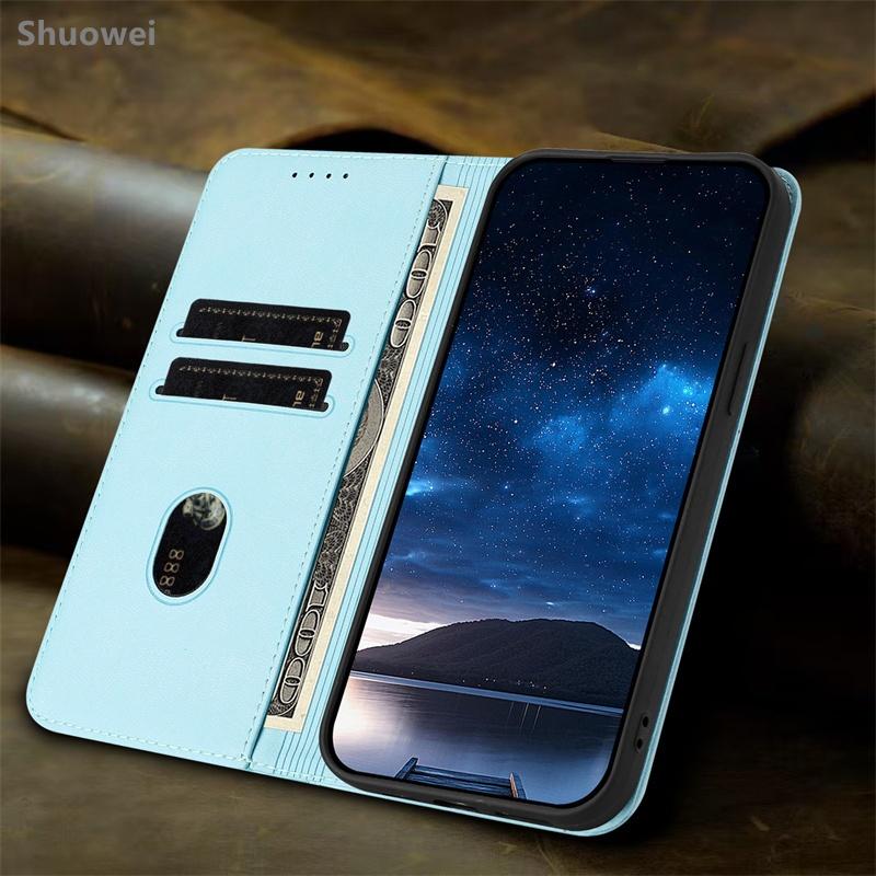 Flip Phone Case Vivo S10 T1 T2 T3 T3X U3 U3X U10 U20 Z5i Pro 4G 5G Leather Wallet Cover Casing