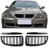 Для BMW E90 E91 M Grill Car Front Grille Kidney Double Slat Gloss Black 3 Series 323I 328I 335I 330I 325I 2005-2008 ABS Grilles