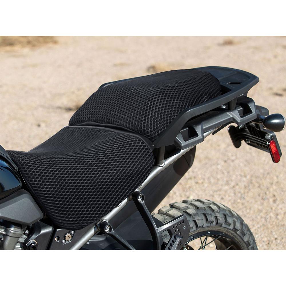 Pan America Accessories Motorcycle Seat Cover for Harley PA1250 PA 1250 S RA1250 2021-2022 Breathable Cushion Nylon Mesh Fabric