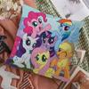 MMy PPonys LLittle Pillow Covers Cartoon Sofa Decorative Home Doublesided Printing Short Plush Cute Cushion Cover