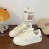 Vintage Cream 2024 Spring New Student Little White Shoes Girl Shell Head Sports Shoes Casual Skateboard Comfortable
