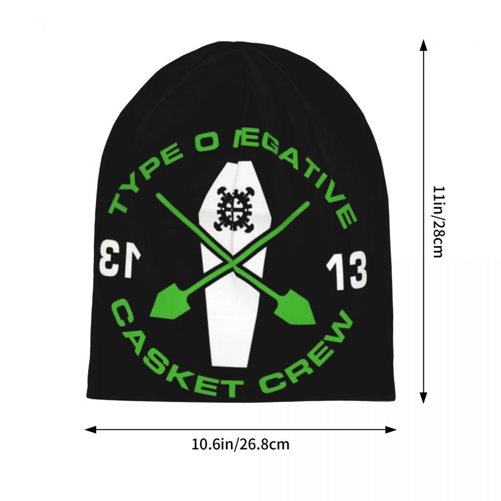 Тип O Negative Casket Crew Skullies Шапочки Шапки Аксессуары Кепка Мужская популярная шляпа Skullies Подарки лучшему другу