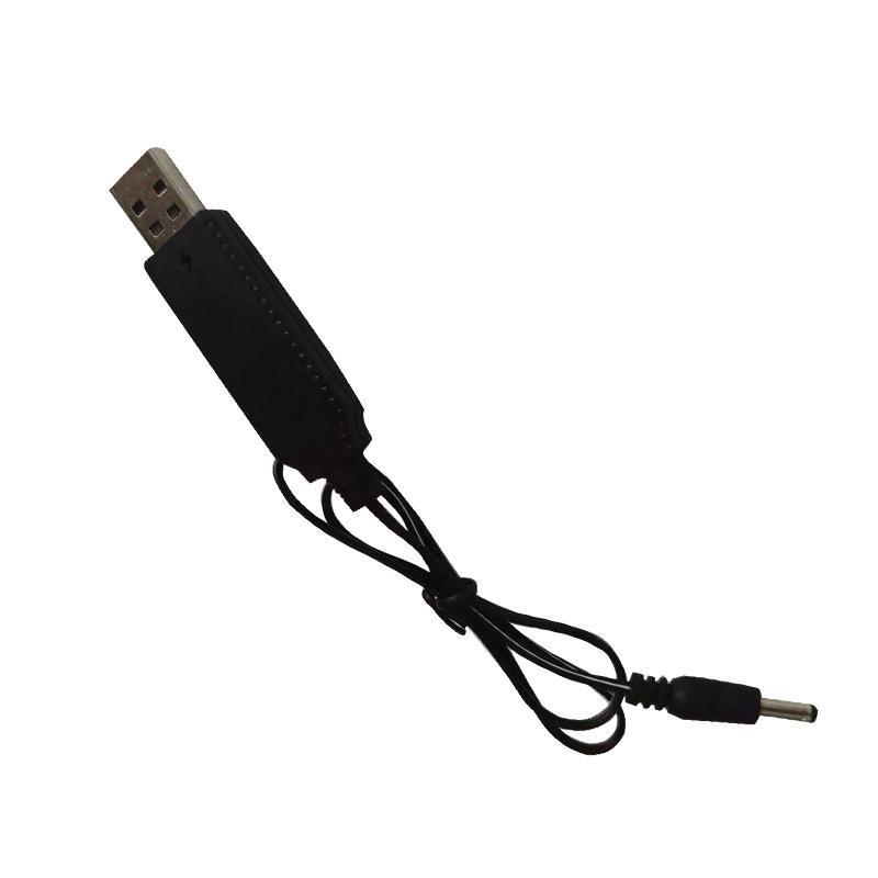 3.7V USB DC Charging Cord 3.5mm Plug Charge Line with Power Off Indicator 1/5Pcs Anti-break for Daily Long-term Use