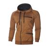 Mens Hoodies Jacket Zip Up Hooded Coat Pullover Sweatshirt Outwear Warm Winter