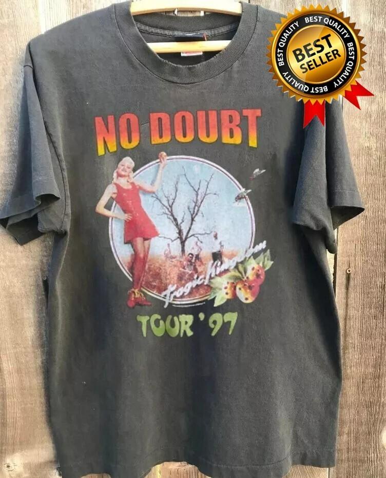 Винтажная футболка с графическим принтом группы No Doubt, тур 97