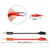 2Pcs 18AWG 4mm Banana Plug To Alligator Clip Test Lead Wire Cable Set 1M for Multimeter Measure Tool