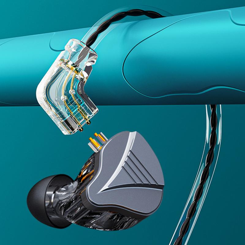 Проводные наушники с крючками для ушей, шумоподавляющие внутриканальные наушники с высоким уровнем звука, проводные наушники с двойным креплением и мощными басами