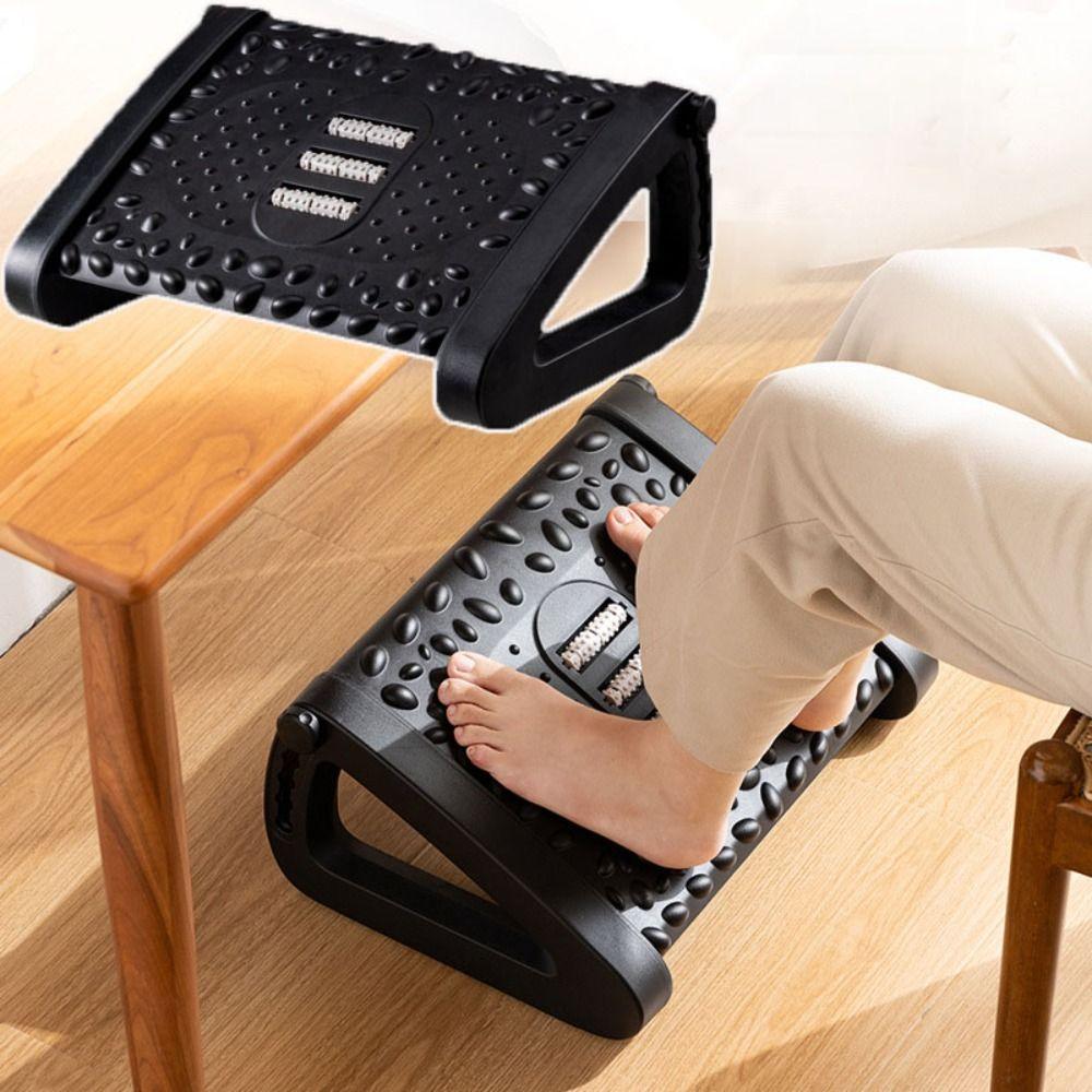 Non-slip Pad Foot Rest Under Desk Plastic Footstoo Ergonomic Footrest  for Under-desk Support