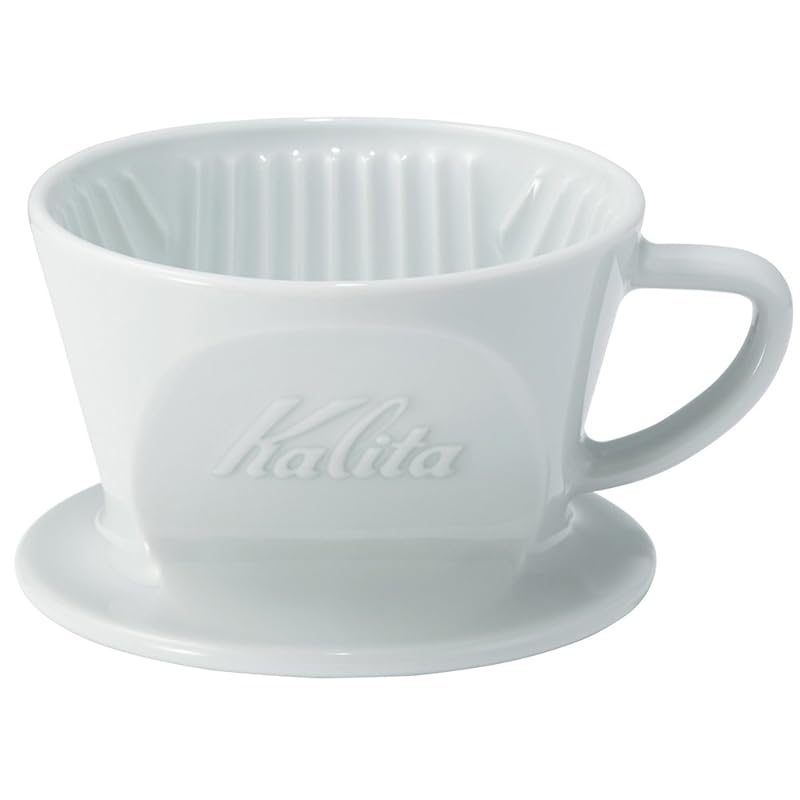 Kalita Kalita Керамическая воронка для кофе с высокой степенью сохранения тепла Изделия Hasami HASAMI Для 1-2 человек Сделано в Японии HA101 Посуда для воронки #01010 Для одного человека