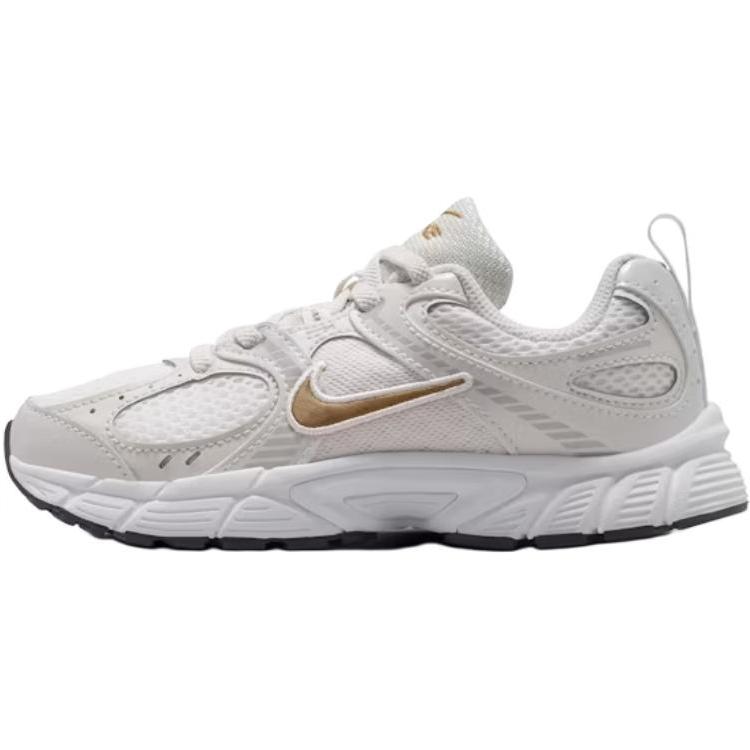 Nike V5 RNR Низкие Спортивные Беговые Кроссовки Белый Коричневый Детские Возраст 3-7 Лет HQ6412-104