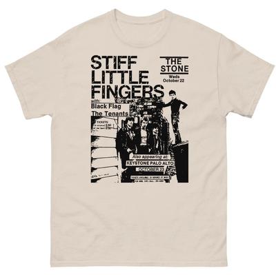 Stiff Little Fingers The Stone Унисекс футболка с коротким рукавом, размеры S-4XL