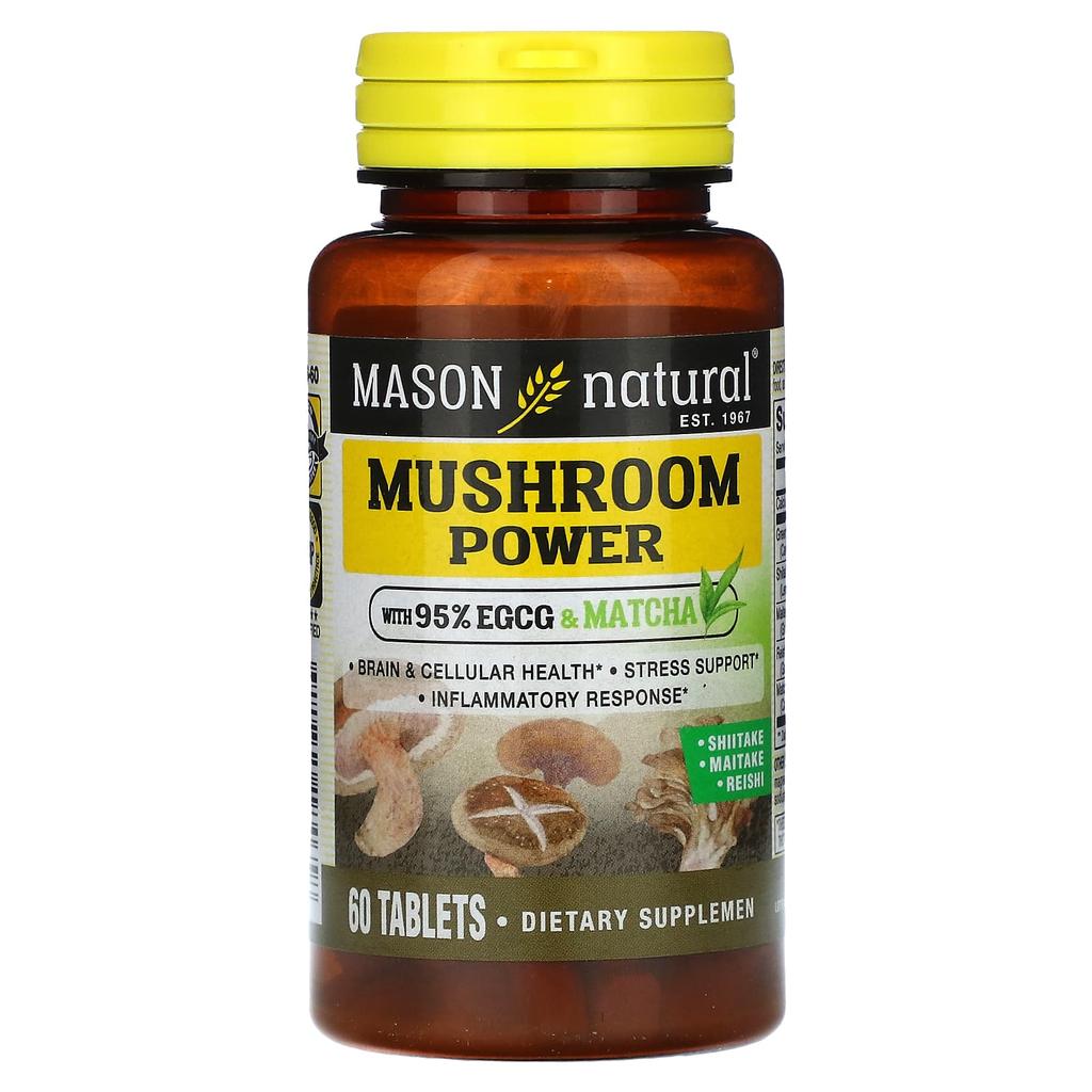 Mushroom Powder, 60 Tablets
