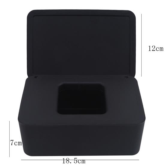 Коробка для влажных салфеток Настольный уплотнитель Детские салфетки Коробка для хранения бумаги Бытовая Офисная Пылезащитная