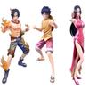 Bandai Meadow Piece Styling Marineford Luffy Ace BOA Hancock 3 Figures Set, 1 Set Korean Toy