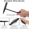 Набор инструментов для удаления сварочного шлака, проволочная щетка, многофункциональный отбойный молоток для очистки металла