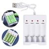 4 Slot Adapter AA / AAA Battery Charger USB Battery Charger Charging Tools Quick Charge