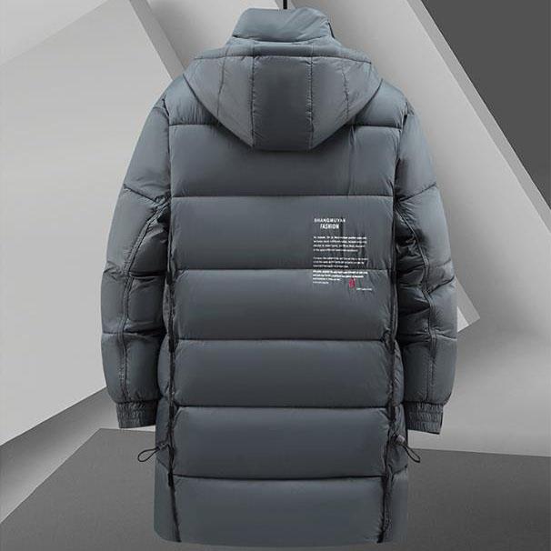 Men's Winter Jacket Warm Cotton Down Hooded Parka Men Windbreaker Padded Long Padding Coat