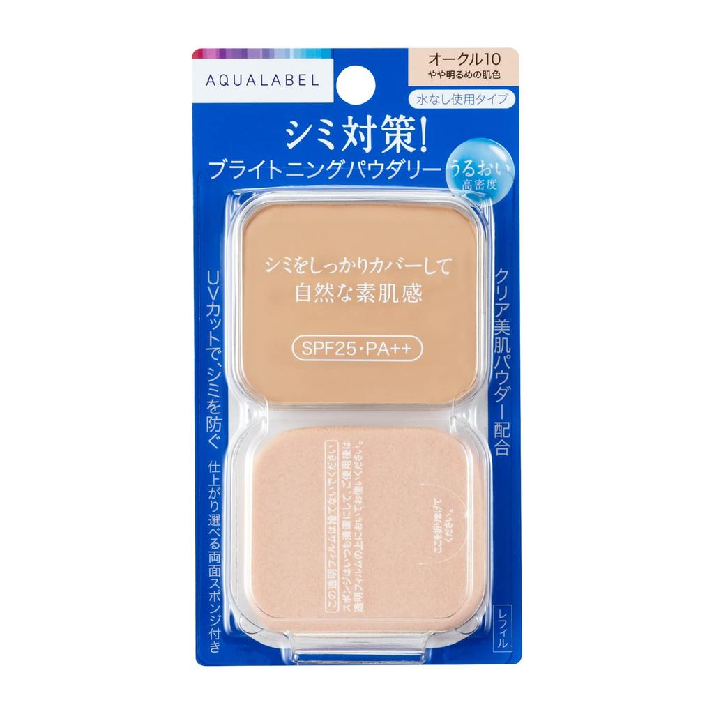 AQUALABEL White Powder Ocher 10 (Refill) (SPF25・PA++) 11.5g Powder Slightly brighter skin tone