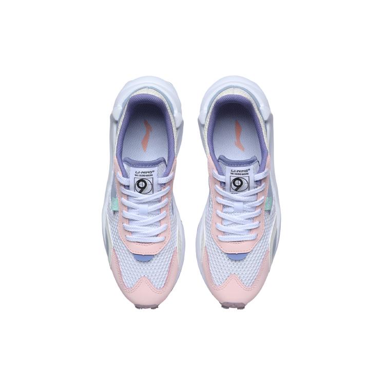 Li Ning Комфортный Текстиль, Синтетическая Кожа Амортизация Скользкий Устойчивый к Истиранию Легкий Низкий AGCR034-3