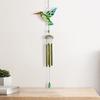 Garden Hummingbird Wind Chime with Hook Easy To Hang Rustproof Corrosion Resistant Courtyard Hanging Pendant Wind Chime