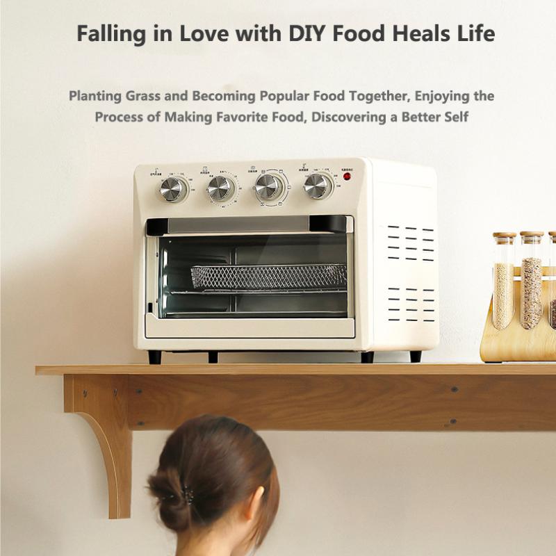 Воздушная духовка для жарки, большая емкость, два в одном, паровая жарка, аэрофритюрницы, безмасляная двухслойная электрическая печь для выпечки