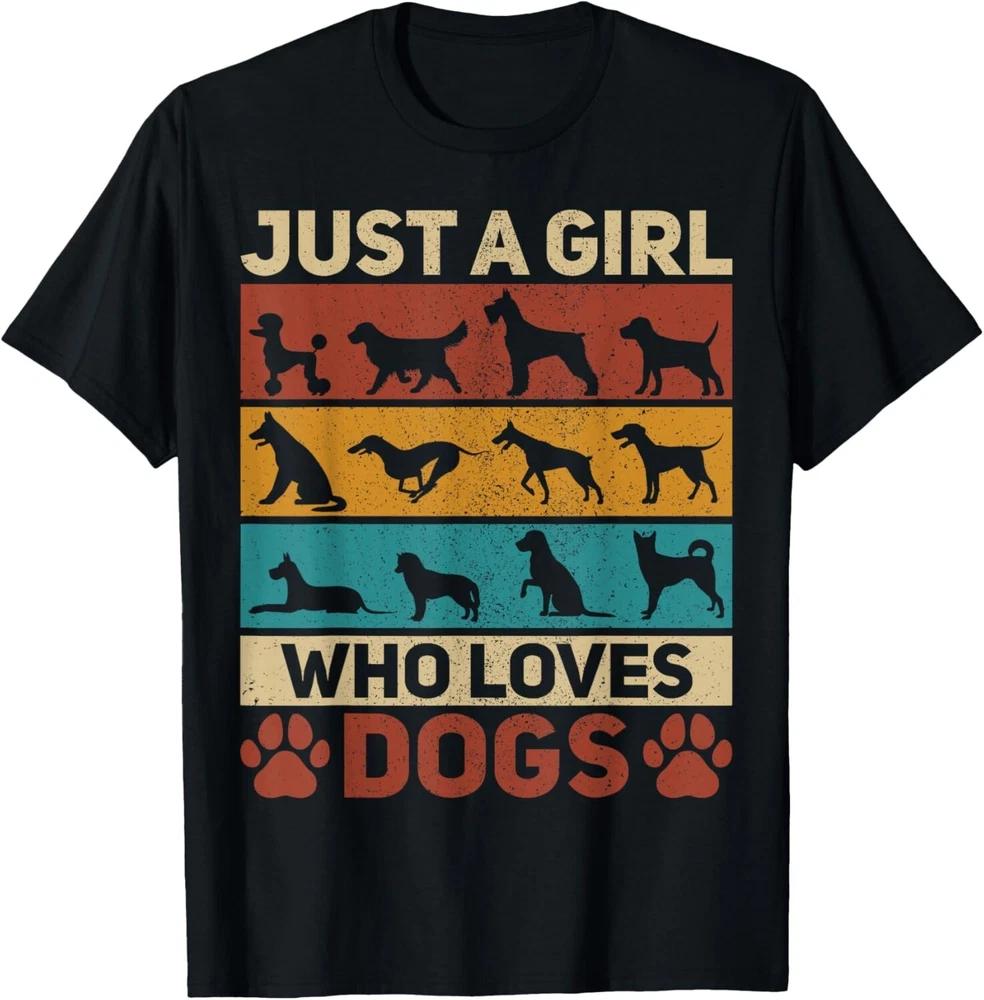 Animal Dog Lover Dogs Outfit Funny Dog Owner Girl Loves Dogs T-Shirt