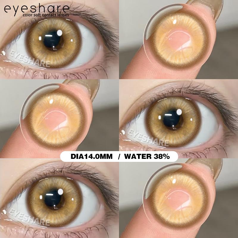 Eyeshare 1 пара красных контактных линз для косплея, розовые линзы для макияжа, модные линзы для косплея для женщин Colorcon