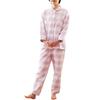 Cotton Made In Japan As a Cotton Menmoufu Size Long Long Full Button Cotton Sleep Banshu Made In Warm [Kodawari Anminkan] Women's 100% Pajamas, [Warm