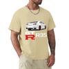 Skyline R35 GTR Jdm Japanese Car Drift T Shirt Harajuku Short Sleeve T-shirt Cotton Graphics Tshirt Tops