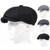Solid Color Wool Newsboy Hat Men Peaked Cap Leisure Taxi Driver Hats Classic Beret Caps for Women