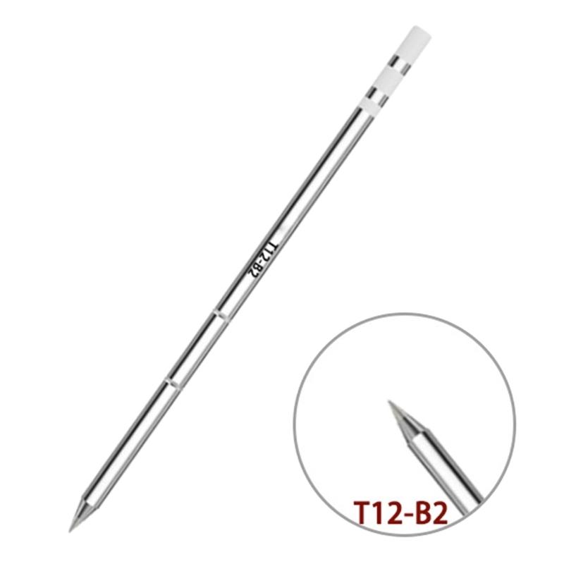 Наконечник для пайки из нержавеющей стали с быстрым нагревом T12 Запасные наконечники для паяльника Электрические паяльные сварочные аксессуары