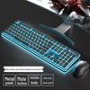 L1 Бесшумная беспроводная игровая и офисная клавиатура с подсветкой