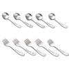 HomeAni 5 Types of Infant Spoons + 5 Types of Forks, 1 Set