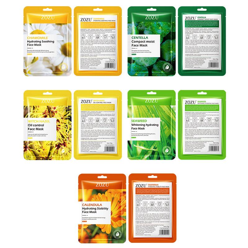 ZOZU Набор питательных масок для лица Botanicals