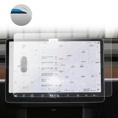 Автомобильная навигация сенсорный экран закаленное стекло протектор центр управления сенсорный экран защитная пленка для Tesla Model 3 SX аксессуары