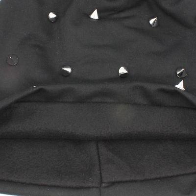 1 шт. Шапка-бини с заклепками, панк Y2K винтажная однотонная теплая складная модная шапка-череп, для повседневной носки в любое время года