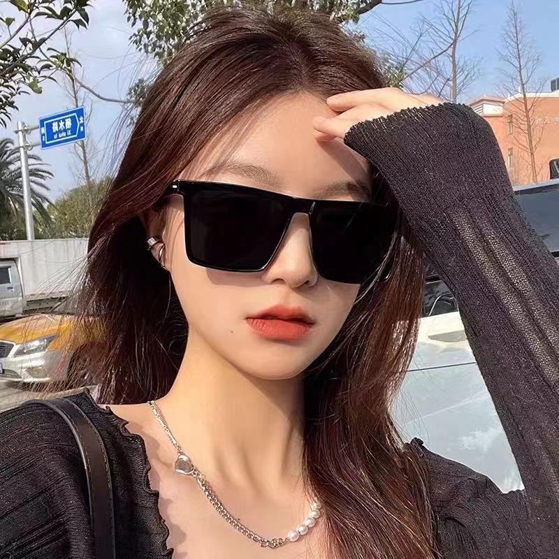 Солнцезащитные очки мужские Ruffian Handsome Driving Sunglasses Square Frame Women's Glasses UV Protective Sunglasses