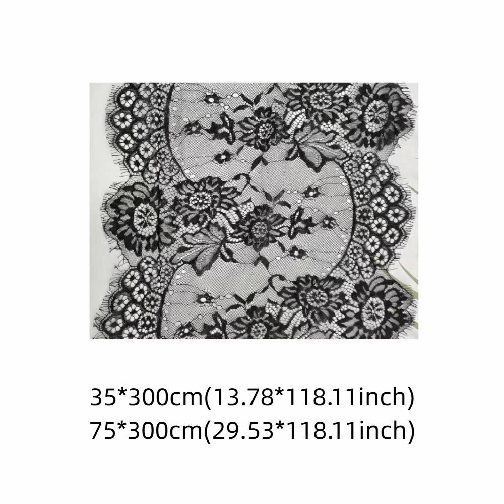 Белый кружевной дорожка на стол Прямоугольная форма Европейский стиль Винтажные дорожки на стол Цветочная вышивка Удобная