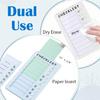 Dry Erase Chore Chart, Standable Whiteboard Checklist Board, Chore Chart for Kids Routine Chart with a Pen (Standable)