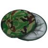 Midge Mosquito Insect Hat Mesh Fishing Caps Head Net Face Protector Camouflage Camping Kit