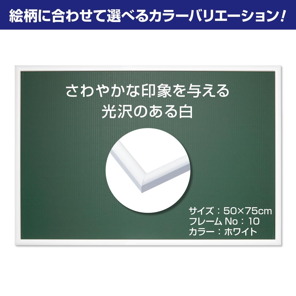 Epoch в алюминиевой рамке-головоломке Панель Max Plus White x 2 задних щита Подвесная веревка Крышка ячейки Защита от УФ-излучения Рамка-головоломка [Сделано в Японии] (50 75см) (панель