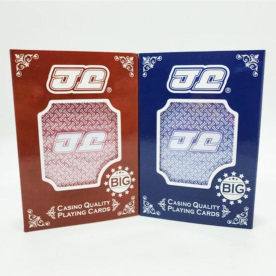 Рельефный пластик JJ Big Jumbo Hold'em Card, набор из 2 видов x 6 пенсов, популярная корейская игра